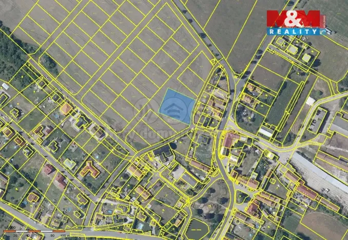 Prodej pozemku pro bydlení, Hrušovany, 1100 m2