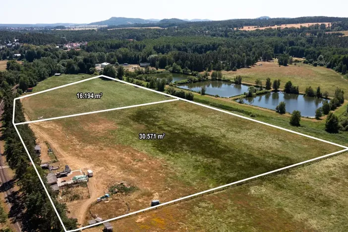 Prodej louky, Doksy, 46765 m2