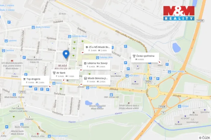 Prodej bytu 1+1, Mladá Boleslav - Mladá Boleslav III, Jilemnického, 23 m2