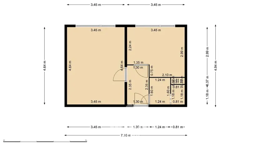 Prodej bytu 1+1, Jihlava, Královský vršek, 32 m2