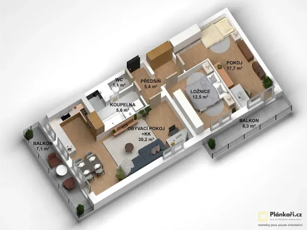 Prodej bytu 3+kk, Praha - Vršovice, Baškirská, 87 m2