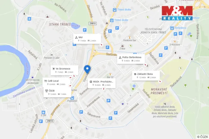 Pronájem bytu 2+1, Hradec Králové, Vysocká, 60 m2