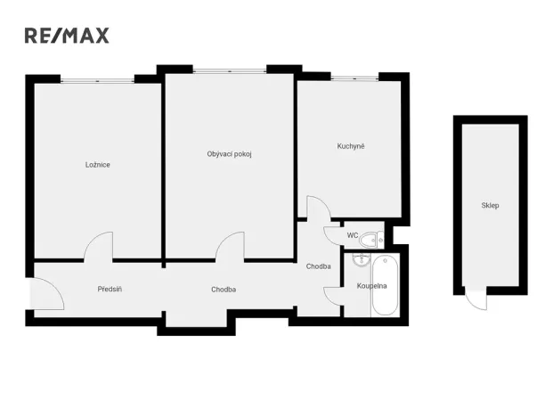 Prodej bytu 2+1, Praha - Krč, Pacovská, 66 m2