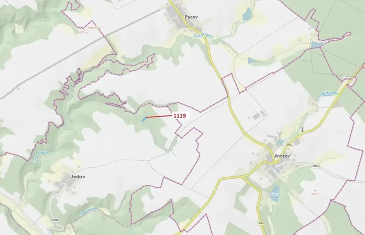 Dražba lesa, Náměšť nad Oslavou, 1976 m2