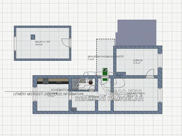 Pronájem bytu 2+1, České Budějovice, L. B. Schneidera, 54 m2