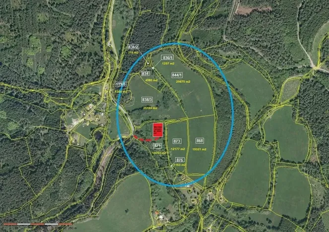 Prodej pozemku pro bydlení, Malšín, 113244 m2