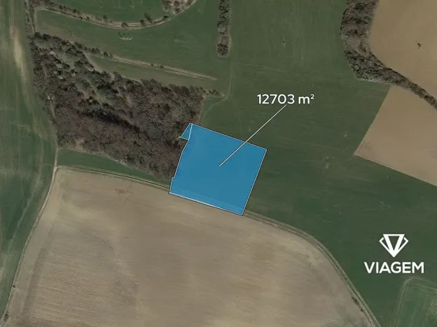 Prodej podílu pole, Malešov, 6351 m2