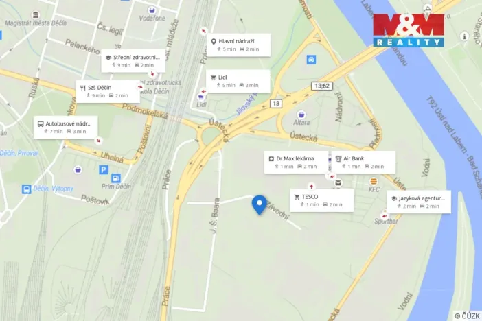 Prodej bytu 2+1, Děčín - Děčín V-Rozbělesy, Závodní, 43 m2