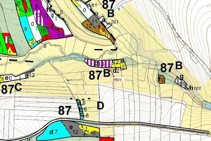 Dražba lesa, Psárov, 1011 m2