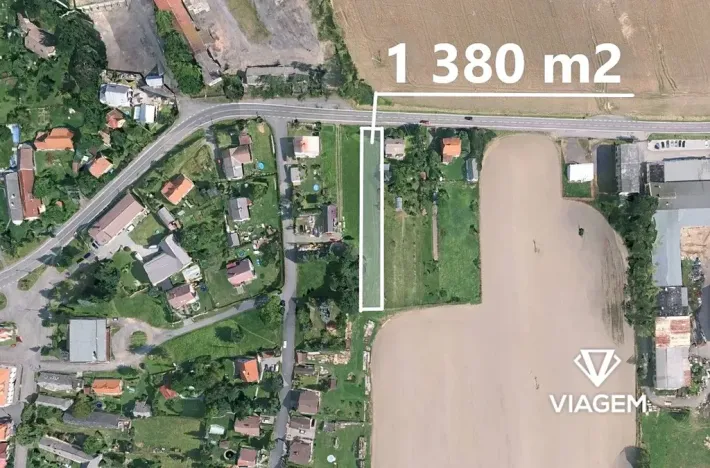 Prodej pozemku pro bydlení, Věšín, 1380 m2