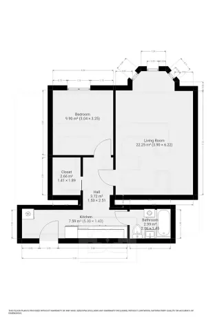 Pronájem bytu 2+kk, Praha - Košíře, Pod Kavalírkou, 53 m2