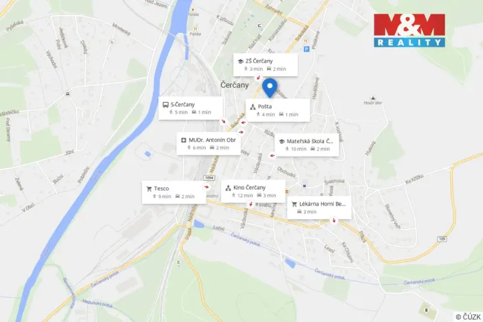 Prodej bytu 3+1, Čerčany, Družstevní, 58 m2