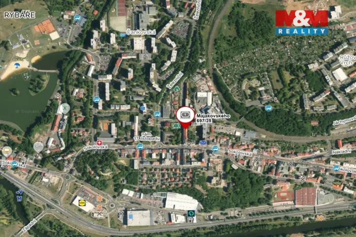 Prodej bytu 1+kk, Karlovy Vary - Rybáře, Majakovského, 24 m2