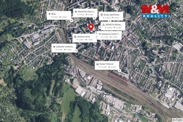 Prodej bytu 3+1, Česká Třebová, Habrmanova, 80 m2