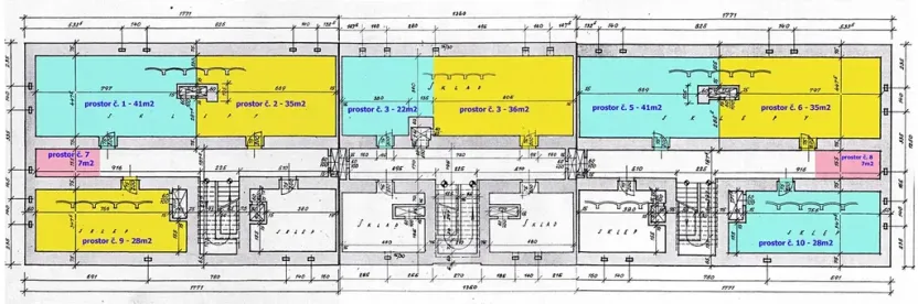 Pronájem skladu, Praha - Bubeneč, Šestidomí, 105 m2