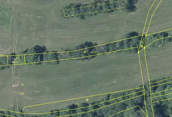 Prodej louky, Kozly, 691 m2