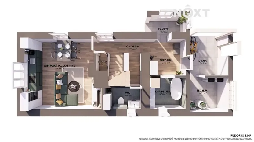 Prodej rodinného domu, Nepomuk, 100 m2