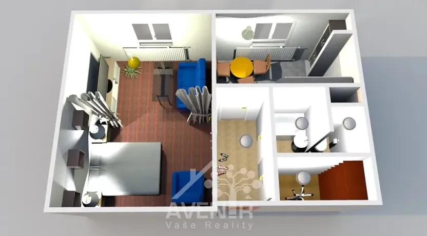 Prodej bytu 2+kk, Desná, Krátká, 32 m2