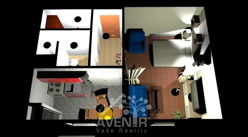 Prodej bytu 2+kk, Desná, Krátká, 32 m2