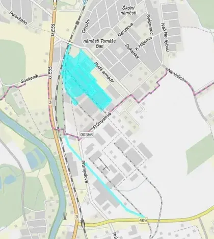 Prodej výrobních prostor, Sezimovo Ústí, náměstí Tomáše Bati, 69980 m2