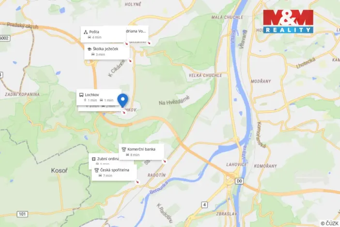 Prodej bytu 2+kk, Praha - Lochkov, Cementářská, 46 m2