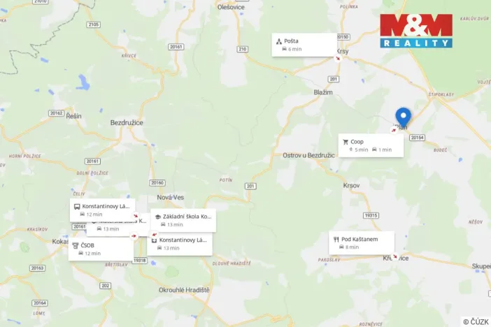 Prodej rodinného domu, Ostrov u Bezdružic - Pláň, 89 m2