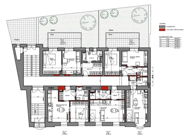 Prodej činžovního domu, Písek, Tyršova, 650 m2