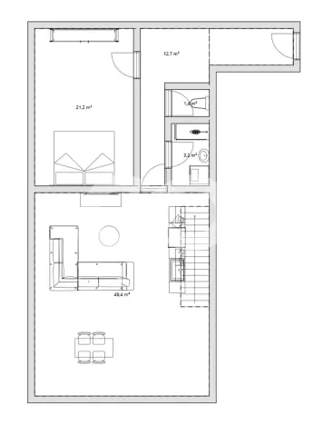 Pronájem bytu 3+kk, Písek, Alšovo nám., 150 m2