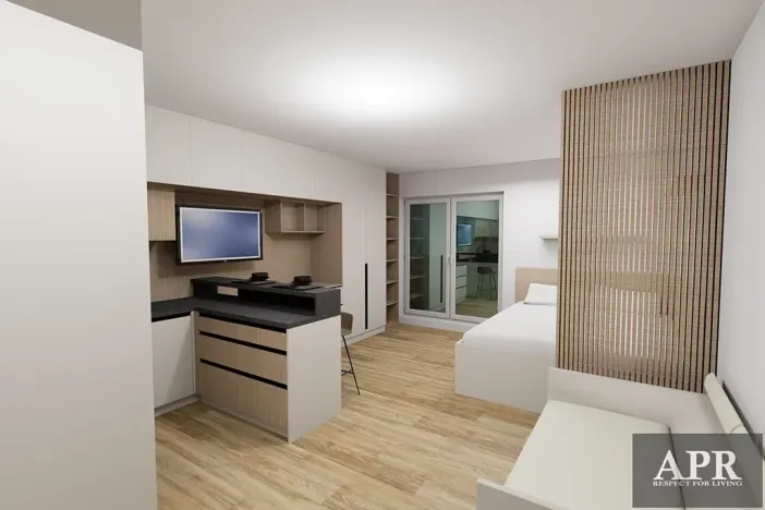 Pronájem bytu 1+1, Zlín, Pod Hradem II, 27 m2