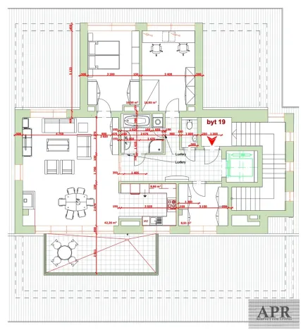 Prodej bytu 5+kk, Luhačovice, Bílá čtvrť, 120 m2