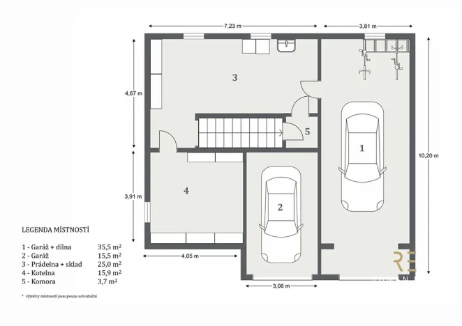 Prodej vícegeneračního domu, Praha - Záběhlice, Střemchová, 348 m2