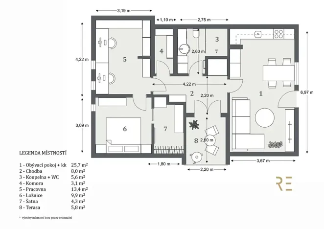 Prodej vícegeneračního domu, Praha - Záběhlice, Střemchová, 348 m2