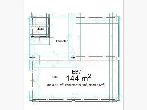 Pronájem skladu, Praha - Michle, Magistrů, 340 m2