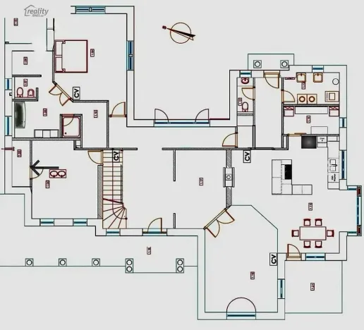 Pronájem rodinného domu, Jesenice - Zdiměřice, Skřivanová, 345 m2