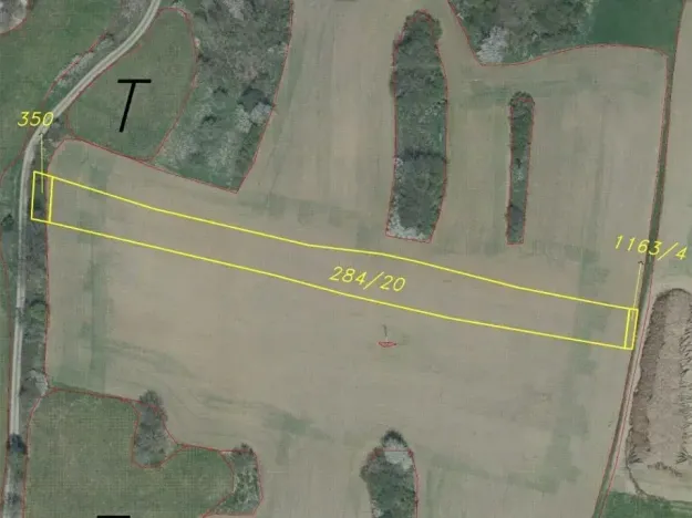 Dražba pole, Mladý Smolivec, 15075 m2