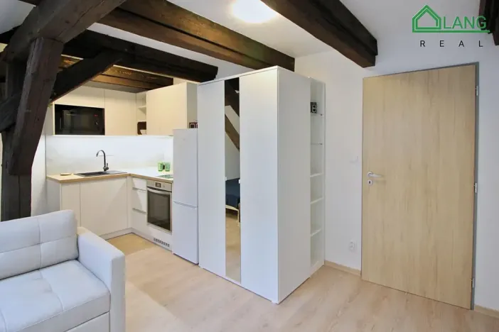 Pronájem bytu 1+kk, Brno, Francouzská, 28 m2