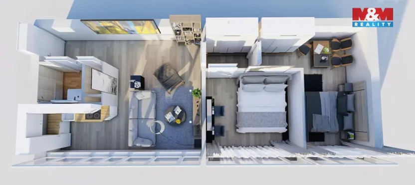 Prodej bytu 3+kk, Praha - Karlín, Nekvasilova, 56 m2