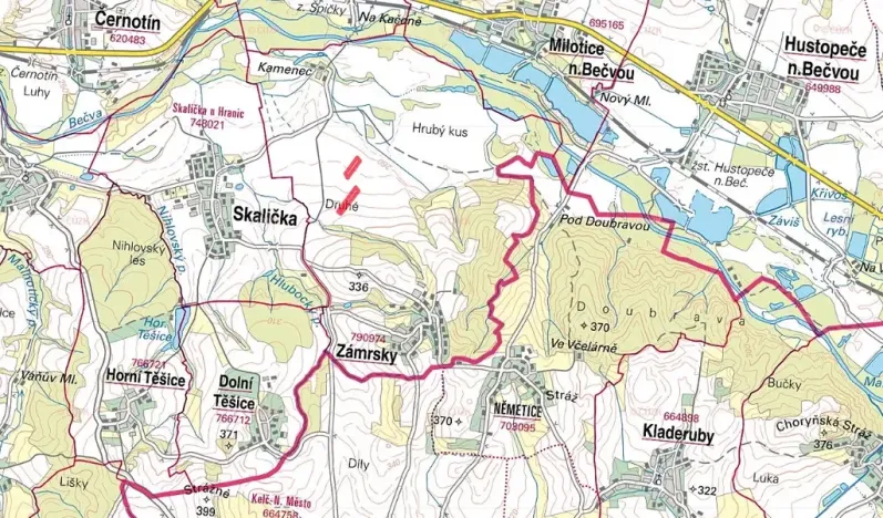 Prodej pole, Zámrsky, 25014 m2