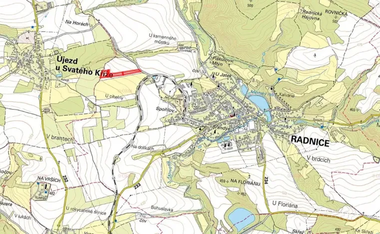 Prodej pole, Radnice, 19046 m2