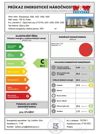 Prodej bytu 4+kk, Praha - Újezd nad Lesy, Rohožnická, 97 m2