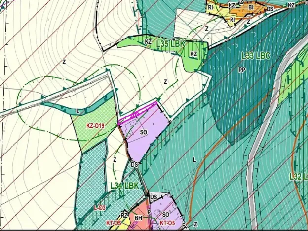 Dražba pozemku, Odry, 574 m2