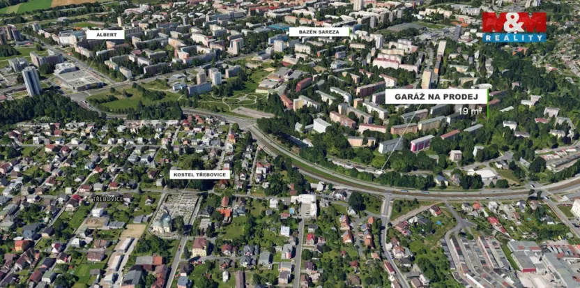 Prodej garáže, Ostrava - Poruba, Lvovská, 19 m2