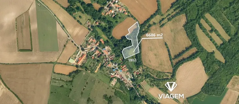 Prodej zahrady, Třebenice, 6686 m2