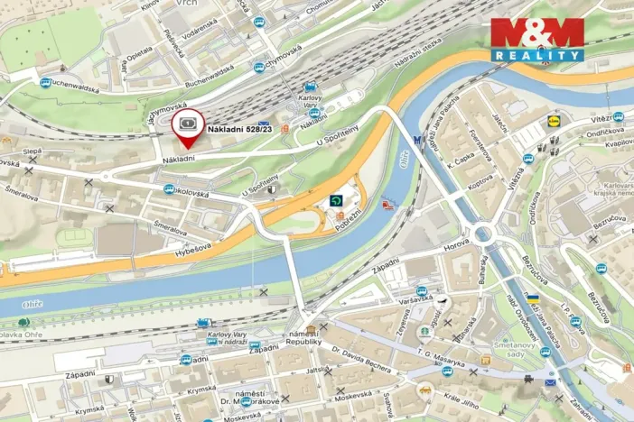 Pronájem bytu 3+kk, Karlovy Vary - Rybáře, Nákladní, 86 m2