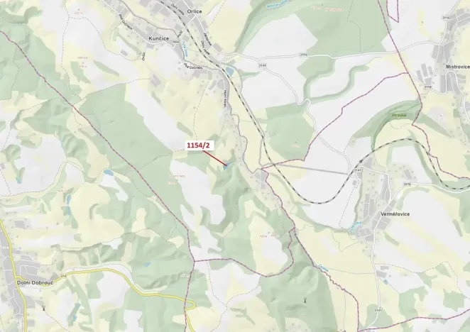 Dražba lesa, Letohrad, 3699 m2