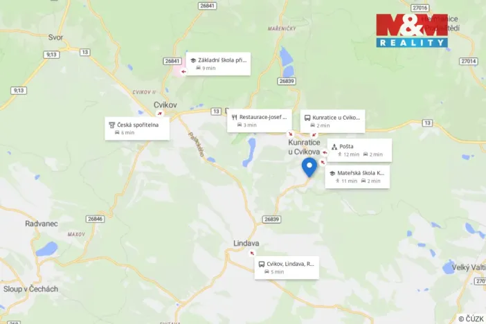 Prodej rodinného domu, Kunratice u Cvikova, 190 m2