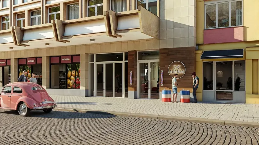 Prodej obchodního prostoru, Praha - Vršovice, Kubánské náměstí, 112 m2