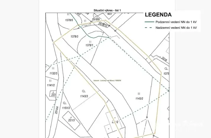Prodej pozemku pro bydlení, Lučany nad Nisou, 1528 m2