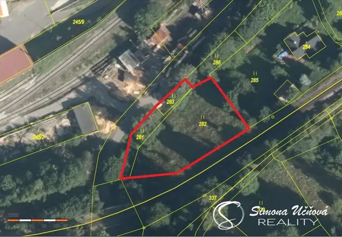 Prodej zahrady, Desná, Hutní, 1237 m2