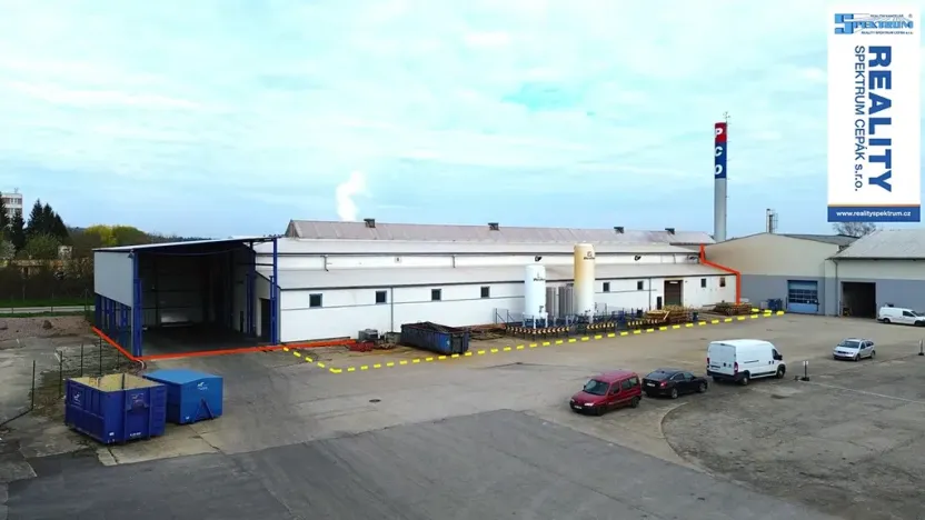 Pronájem skladu, Lišov, Hůrecká, 1768 m2